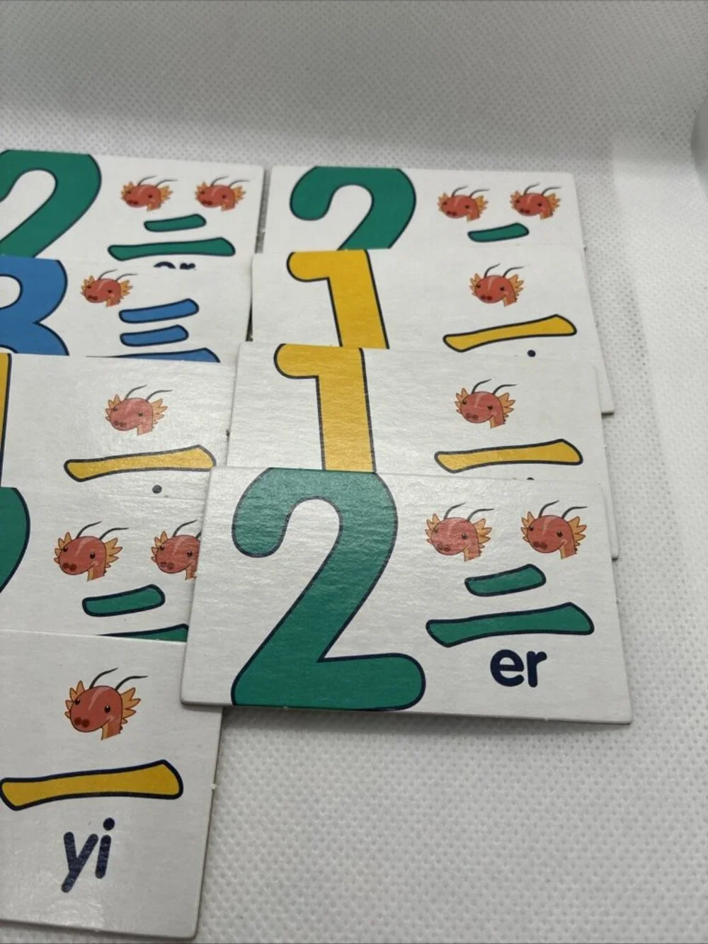 Ni Hao Kai Lan Dragon Boat Race Game Number Tokens Replacement Lot